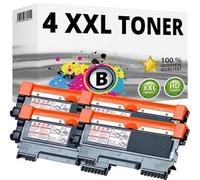 Inkadoo 4 Toner compatibili per Brother DCP-7055w 7057 HL-2130 2132e 2135w FAX 2840 2845 2940