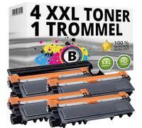 Inkadoo 4 Toner compatibili per Brother TN2320+DR2300 DCP-L2500D L2520DW L2540DN MFC-L2740DW