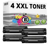 Inkadoo 4 Toner compatibili per HP Laserjet M1130 M1132 M1136 M1210 M1212 P1100 P1102w P1106 P1108