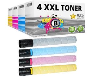 Inkadoo 4 Toner compatibili per Konica Minolta TN-321 Bizhub C224 C224e C284e C364e Set