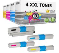 Inkadoo 4 toner compatibili per Oki ES 5431 DN ES 3452 DN MFP ES 5462 DN ES 5462 dnw MFP Set