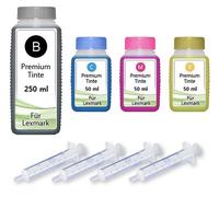 Inkadoo 400 ml ricarica inchiostro compatibile per Lexmark 100XL S505 Pro901 Pro805 Pro705 Pro205 Prospect
