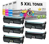 Inkadoo 5 CARTE TONER COMPATIBILI PER HP Laserjet 500 Color M 551dn 551xh 570dn M575 M570