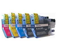 Inkadoo 5 cartucce d'inchiostro compatibili per Brother DCP J772DW DCP J774DW MFC J890DW MFC J895DW