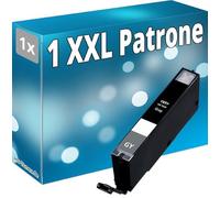 Inkadoo Cartucce d'inchiostro CLI-551GY Grigio Chip compatibile per Canon PIXMA MG6350 MG7150 MG7550 IP8750