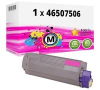 Inkadoo Cartucce toner 46507506 magenta compatibili per Oki C612 C612dn C612n