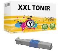 Inkadoo Cartucce toner compatibili per Oki C510 DN C530 DN MC 561 DN Giallo
