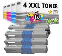 Inkadoo Set di 4 cartucce toner compatibili per Oki C301DN C321DN MC342DNW MC332DN MC342DN