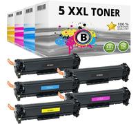 Inkadoo Set di 5 cartucce toner compatibili per HP 312X 312A Laserjet Pro M476DN M476DW M476NW