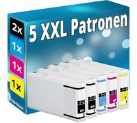Inkadoo Set di 5 cartucce XL compatibili con Epson WF5110DW WF5190DW WF5620DWF WF5690DWF