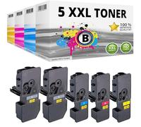 Inkadoo Set di 5 toner compatibili per Kyocera TK-5440 ECOSYS MA2100cfx MA2100cwfx PA2100cwx PA 2100 cx