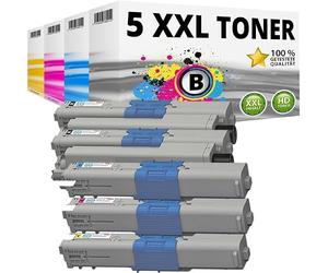 Inkadoo Set di 5 toner compatibili per Oki MC351DN MC352DN MC361DN MC362DN MC561DN MC562DNW
