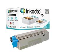 Inkadoo Toner compatibile con OKI 44844616 / C822 Toner nero C 822 CDTN C 822 DN C 822 Series C 822 N