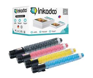 Inkadoo Toner compatibile con Ricoh 841618 enth lt 4X cartuccia toner Multipack MP C 305 E MP C 305 SP MP C 305 NRG - MP C 305 SPF MP C 305 SP, ca. 24.000 pagine di toner