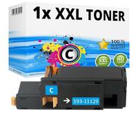 Inkadoo Toner compatibile per Dell C1660W 593-11129 DWGCP Patrone, colore: Ciano Blu