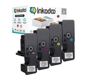 Inkadoo Toner compatibile per Kyocera TK-5240 Multipack ECOSYS M 5526, M 5526 cdw, P 5026 CDN, P 5026 cdw ca. 16.000 pagine, cartucce toner, toner compatibili