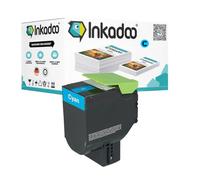 Inkadoo Toner compatibile per Lexmark 24B6008 Cyan XC 2130 XC 2132 XC 2100 Series C 2132 ca. 3.000 pagine cartuccia toner