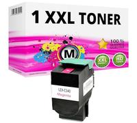 Inkadoo Toner compatibile per Lexmark CX543DN X544DN X544DTN X544DE X544N C540H1MG Magenta