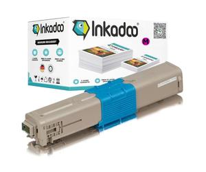 Inkadoo Toner compatibile per OKI 44973534 / C301 Toner Magenta C 301 DN MC 340 Series MC 332 DN MC 342 DNW MC 342 DN C 321 DN