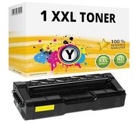 Inkadoo Toner compatibile per Ricoh Aficio SP C250 sf DN C260 DNw C261 SFNw 407546 giallo