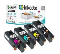 Inkadoo Toner per Epson C13S050614 / 0614 contiene 4 cartucce toner multipack compatibili Aculaser C 1700 Aculaser C 1700 Series Aculaser CX 17 NF Aculaser CX 1 toner