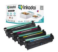Inkadoo Toner per HP CE260A / 647A enth lt 4X cartuccia toner multipack compatibile con Color Laserjet Enterprise CP 4025 DN Color Laserjet CP 4500 Series