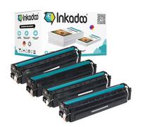 Inkadoo Toner per HP CF530A / 205A contiene 4 cartucce toner multipack compatibili Color LaserJet Pro M 154 nw Color LaserJet Pro MFP M 180 n Color Laser Toner