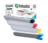 Inkadoo Toner per Samsung CLT-K 808 S/ELS contiene 4 cartucce toner multipack compatibile MultiXpress X4300LX MultiXpress X4220RX MultiXpress X4250LX ca. 83.000 pagine cartucce toner toner