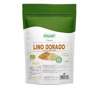 INKANAT- Semi di Lino Dorato in Polvere Bio 200 g | Semi di Lino Macinati Biologici | Fonte Naturale di Omega 3, Fibre e Proteine Vegetali