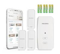 Inkbird 3 confezioni ITH-11-B termometro igrometro con kit gateway WiFi | Termometro Bluetooth con gateway Wi-Fi IBS-M2S-B, controllo tramite app, per soggiorno, cameretta dei bambini, casa