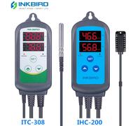 INKBIRD Combo Set Controller di umidità digitale precablato per stadio Dural IHC200 e regolatore di temperatura di raffreddamento del riscaldamento ITC-308