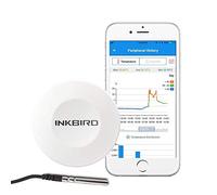Inkbird IBS-TH1 Termometro Igrometro Wireless con Avvisi per iOS e Android, Registratore di Temperatura e umidità Bluetooth con Sonda Esterna e Base Magnetica