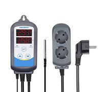 Inkbird ITC-310-T-B 230V Programmabile Termostato Doppio Relé Regolatore di Temperatura Funzione Timer ＆ 12 Periodi per Fermentazione di Birra (310T-B)