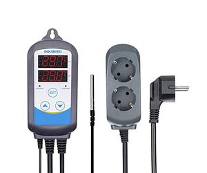 Inkbird ITC-310-T-B 230V Programmabile Termostato Doppio Relé Regolatore di Temperatura Funzione Timer ＆ 12 Periodi per Fermentazione di Birra (310T-B)