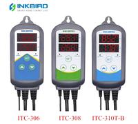 INKBIRD Riscaldamento Raffreddamento Regolatore di temperatura precablato 3 tipi Regolatore di temperatura UE di ITC-306, ITC-308, ITC-310T-B