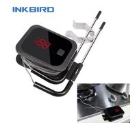 INKBIRD termometro Food Cooking Bluetooth Wireless BBQ termometro IBT-2X con doppie sonde e Timer per forno Meat Grill BBQ