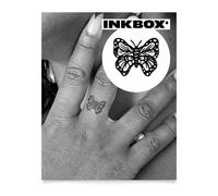 Inkbox Temporary Tattoos, Semi-Permanent Tattoo, One Premium Easy Long Lasting, Waterproof Temp Tattoo with For Now Ink - Lasts 1-2 Weeks, Be Still, 1 x 1 in