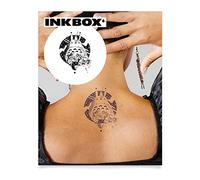Inkbox Temporary Tattoos, Semi-Permanent Tattoo, One Premium Easy Long Lasting, Waterproof Temp Tattoo with For Now Ink - Lasts 1-2 Weeks, My Neighbor, 4 x 4 in