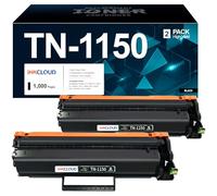 INKCLOUD TN1150 - Toner compatibile con Brother TN-1150 TN1050, nero, confezione da 2