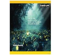 InkCraft: Soft Bound 8.5 x 11 Notebook (112 Pages)
