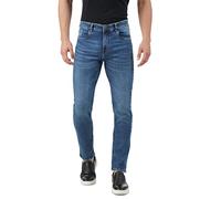 INKD Jeans da uomo Regular Fit - Vita media | Misto cotone | Tessuto elasticizzato | Stile classico a 5 tasche, Cielo Perché, 52