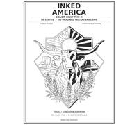 Inked America: A One-Pen Tattoo Reveal Coloring Book