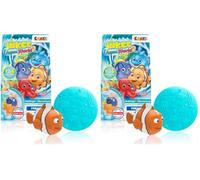 INKEE Aqua World Bomba da Bagno per Bambini 3+ con Giocattolo Sorpresa - Bombe da Bagno Effervescenti e Colorate per Vasca - Ottima Idea Regalo Ragazze e Ragazzi (Confezione da 2)