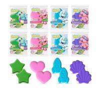 INKEE Bath Fizzer Confezione da 8 bombe da bagno effervescenti arricchite con olio di mandorle, 4 colori e aromi