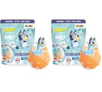 INKEE Bluey Bomba da Bagno con Sorpresa Timbro, 100g Palla da Bagno (Confezione da 2)