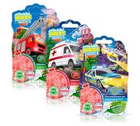 INKEE Bubble Bath Rescue Crew Set 3 pz - schiuma da bagno bambini profumata anguria, bagnoschiuma rossa, additivo bagno bambini divertente | 3x 40ml Sachet