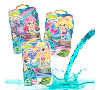 INKEE Bubble Bath Sirena Arcobaleno Set 3 pz - schiuma da bagno bambini tropicale, bagnoschiuma turchese, additivo bagno bambini divertente | 3x 40ml Sachet