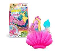 INKEE GALUPY MERMAID - Bomba da Bagno Bambini a Forma di Conchiglia con Sorpresa Sirena - Bath Bomb Effervescente per Vasca con Schiuma e Profumo Dolce