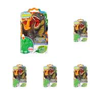 INKEE - Sapone liquido per vasca da bagno Dinorex | Additivo per il bagno per bambini, sapone liquido verde con aloe vera e profumo di caramella gommosa alla cola, 15 x 40 g (Confezione da 5)