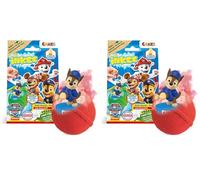 INKEE Sorpresa Paw Patrol - Bomba da Bagno Bambini con Timbro, 80g, Effetto Schiuma e Profumo Cola - Giocattolo Sorpresa per Bambini e Bambine (Confezione da 2)